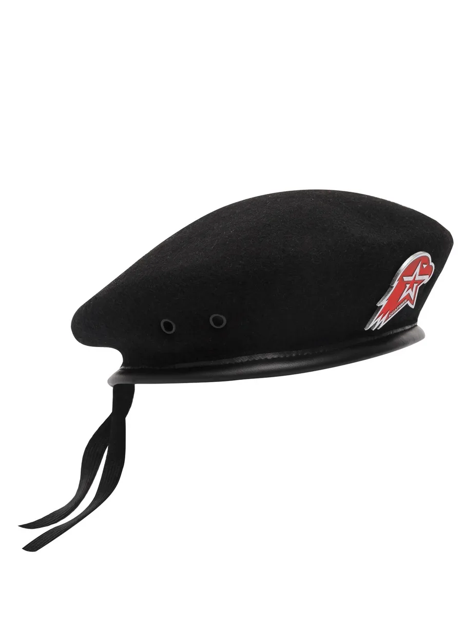 Берет бесшовный чёрный